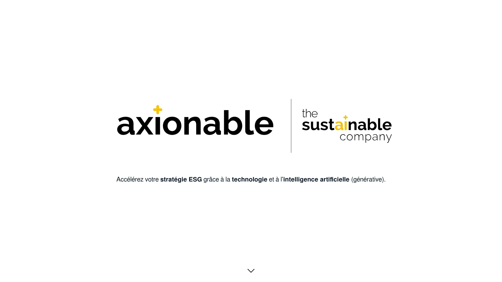 Capture d’écran du site Axionable