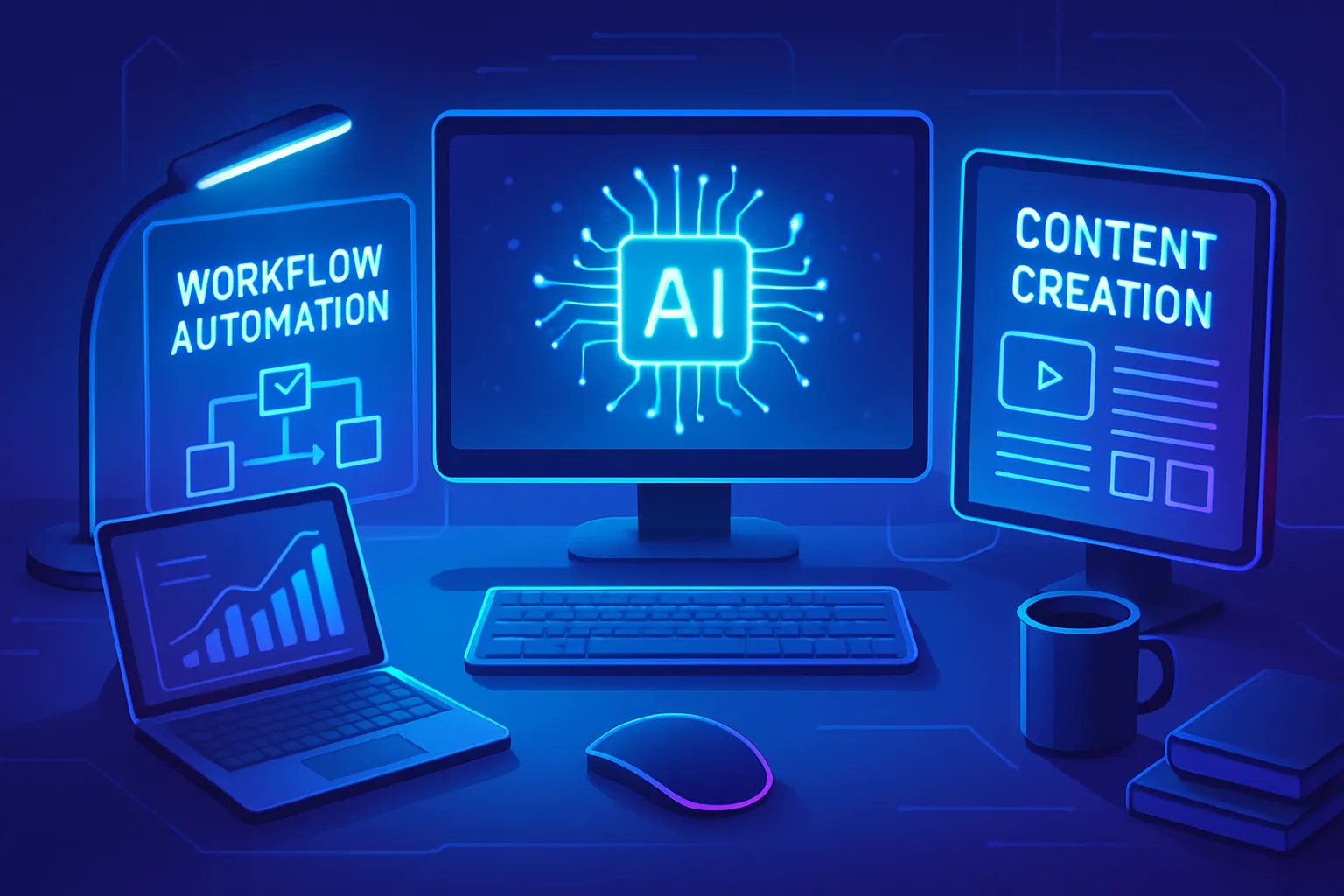 Interface ChatGPT montrant l’automatisation business et les workflows IA