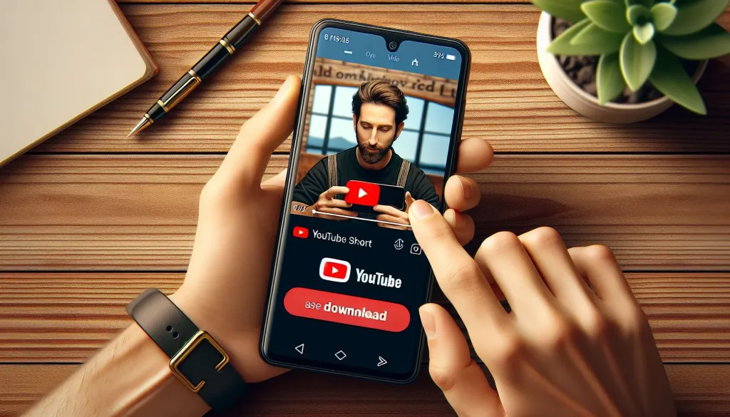 Écran de smartphone montrant une vidéo sur Youtube.