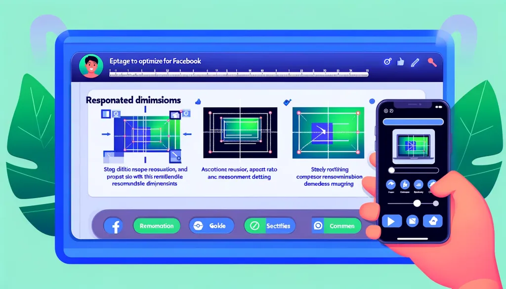 Une illustration montrant un écran d’ordinateur et un smartphone affichant des interfaces utilisateur, entourée de décorations stylisées.