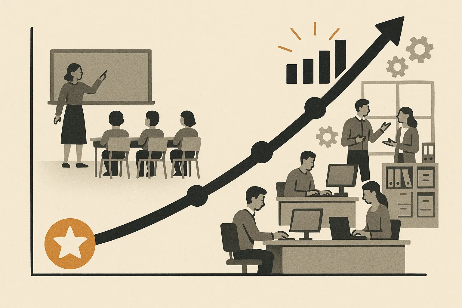 Transformer la formation IA en resultats concrets et retour sur investissement pour la PME.