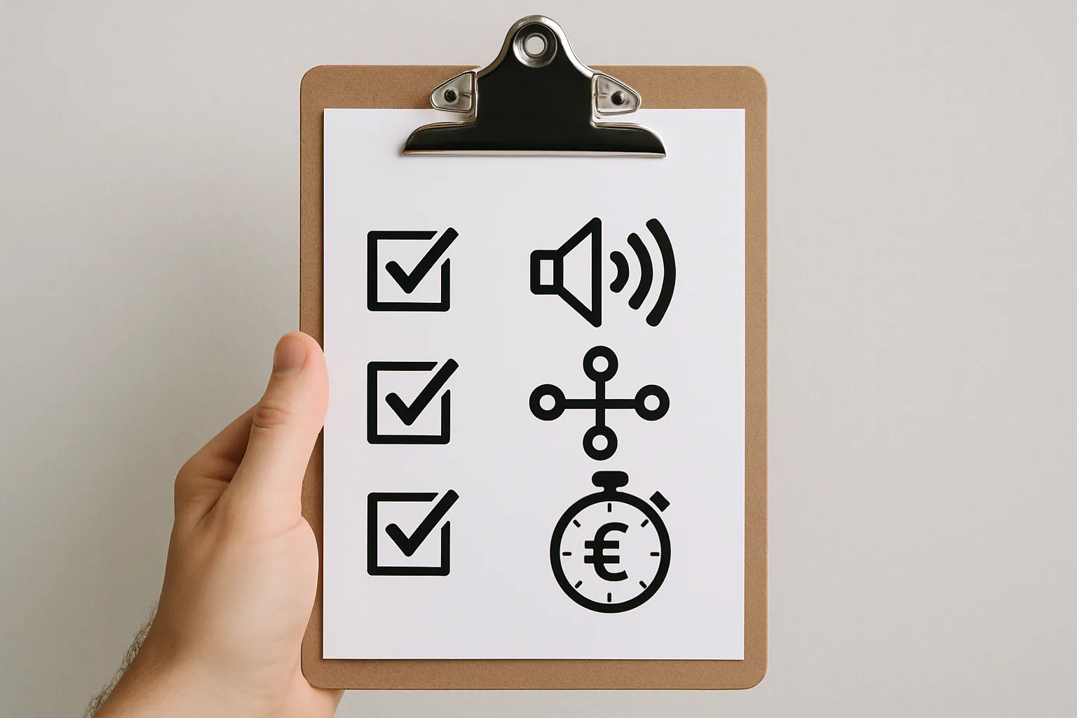 Checklist pour aider une PME à choisir sa plateforme d'automatisation en fonction du volume, de la complexité et du budget.