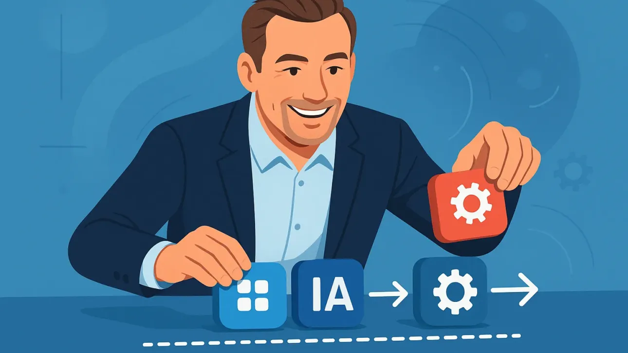Un entrepreneur utilisant une formation no code pour construire l'automatisation et la transformation IT de sa PME.