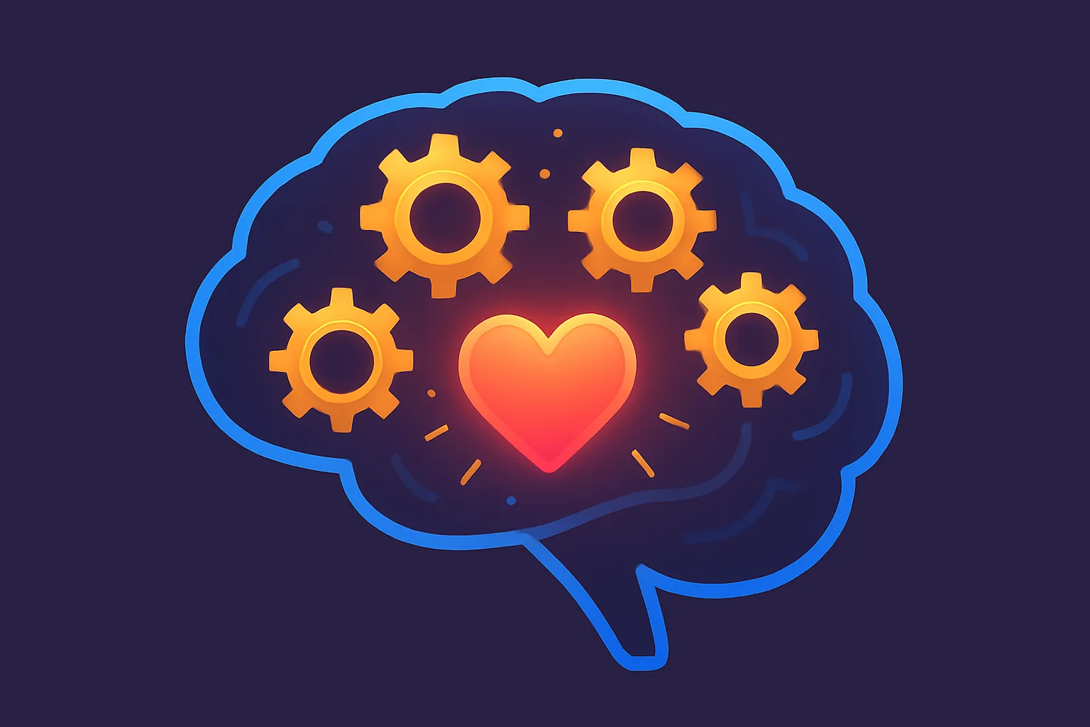 Cerveau avec des rouages symbolisant l'état d'esprit stratégique nécessaire pour aborder le coût de N8N.