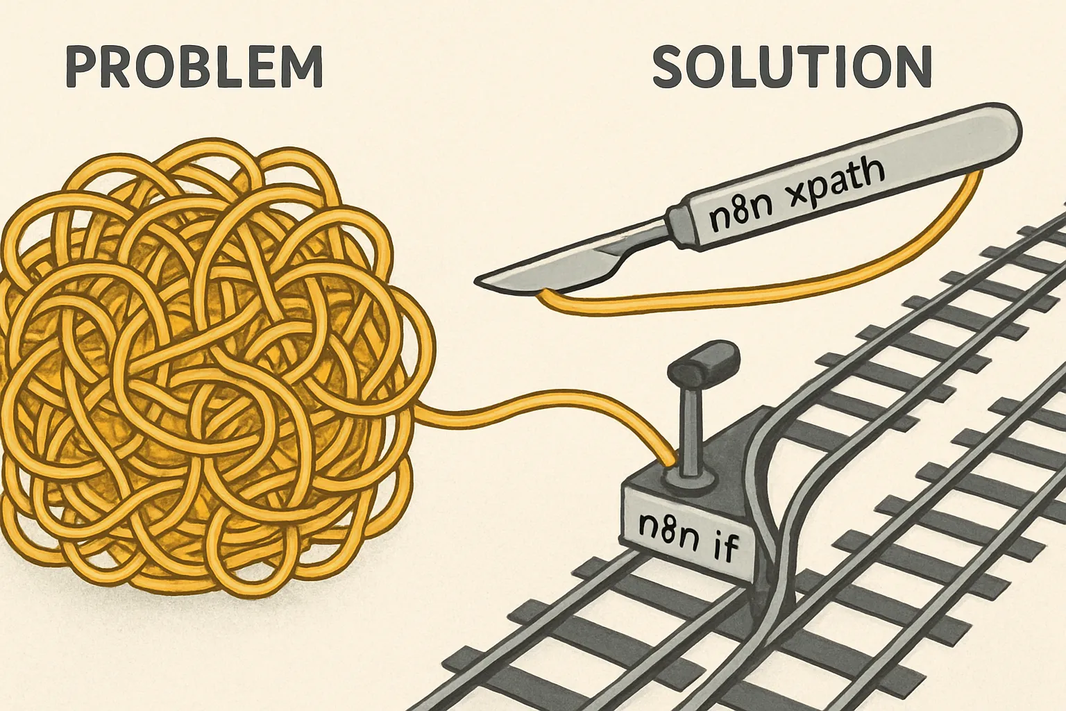 Solution aux pieges des webhooks grace a n8n xpath et n8n if qui nettoient et routent les donnees.