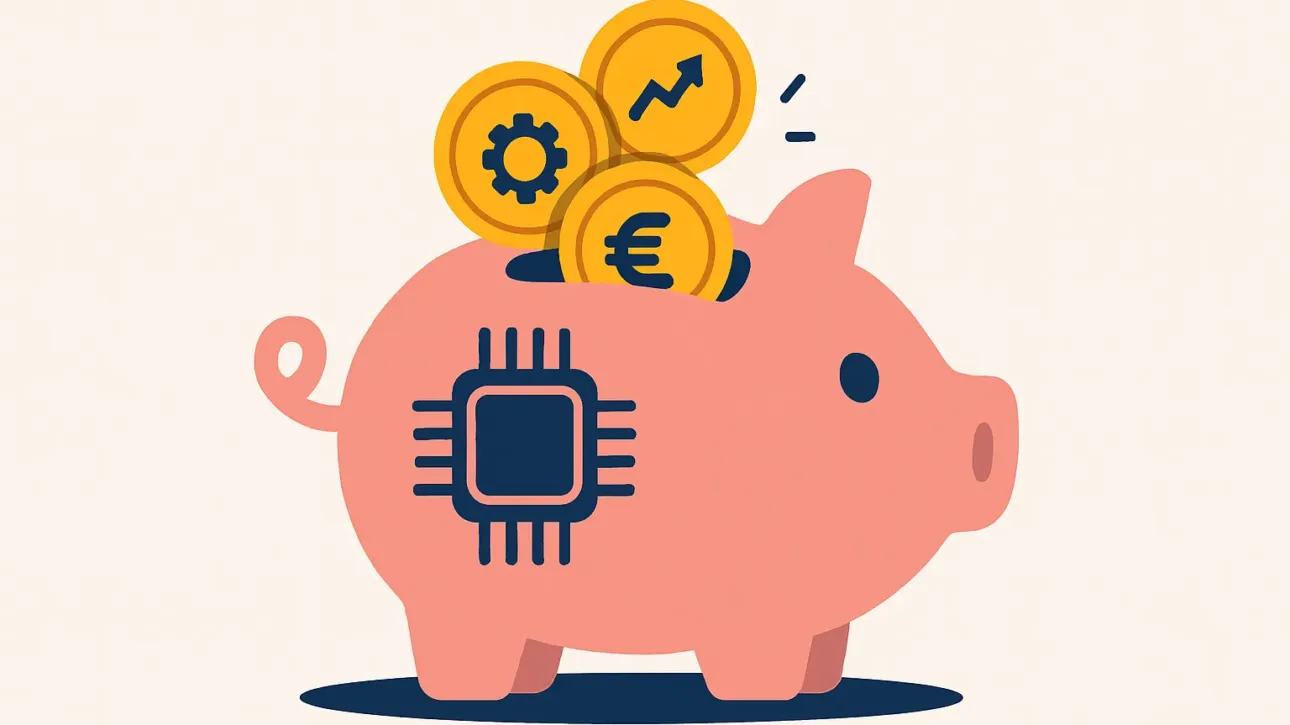 Illustration montrant le retour sur investissement d'un abonnement ChatGPT Entreprise pour une PME.