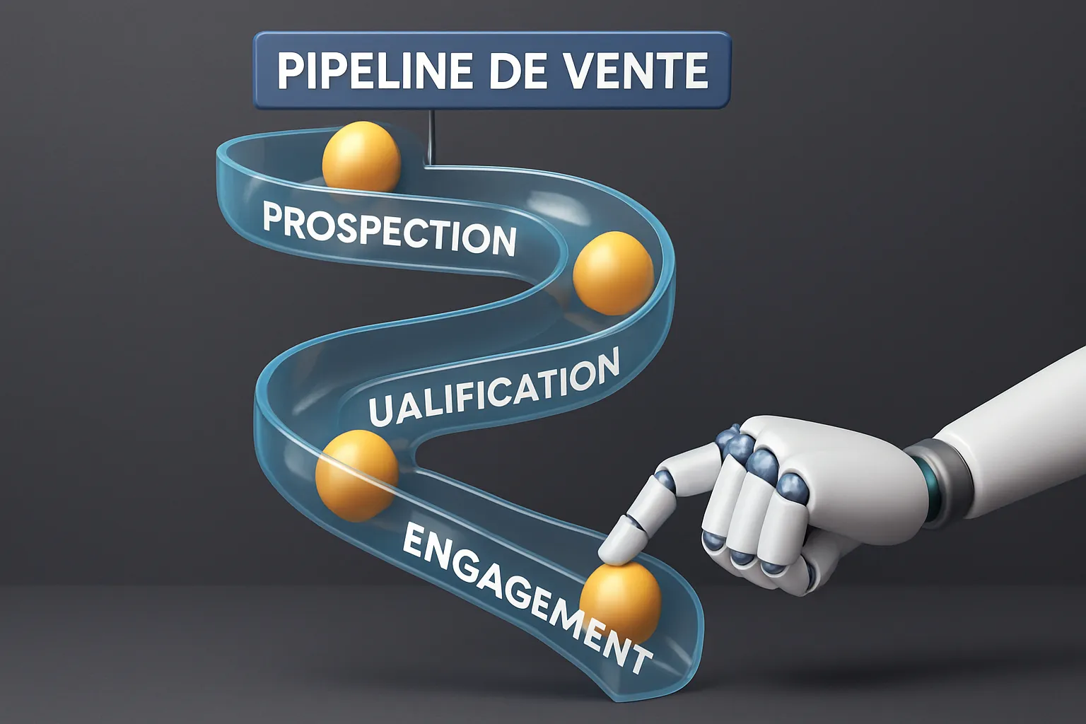 Cycle de vente boosté par IA commerciale