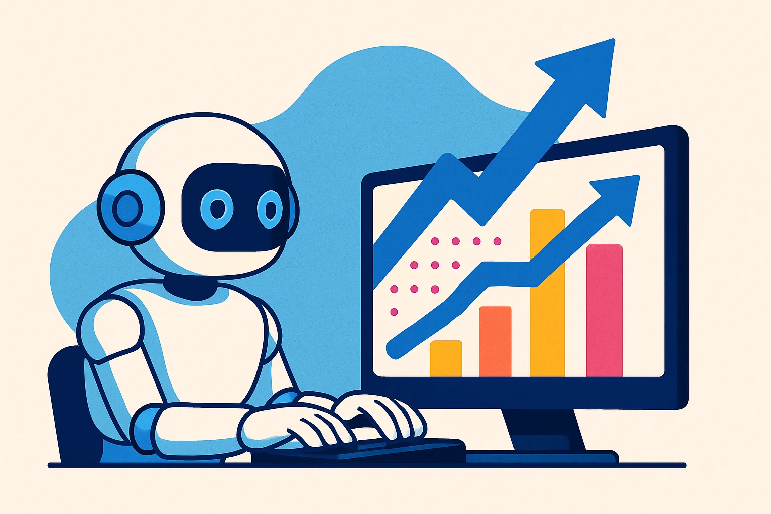 Entrepreneur utilisant ChatGPT pour optimiser son business et automatiser son marketing digital