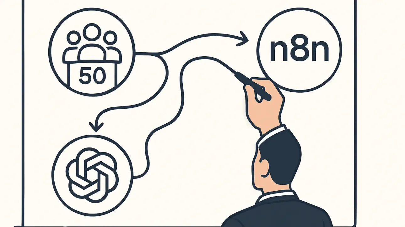 Definition d'une PME et son impact sur la strategie d'automatisation illustree sur un tableau blanc.